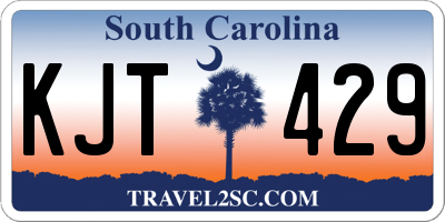 SC license plate KJT429