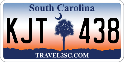 SC license plate KJT438