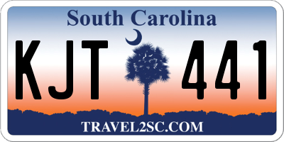 SC license plate KJT441
