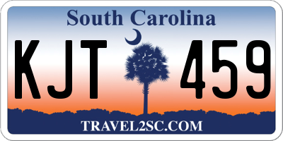 SC license plate KJT459