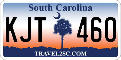 SC license plate KJT460