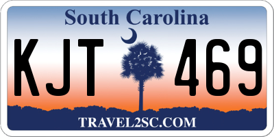 SC license plate KJT469