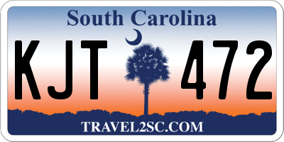 SC license plate KJT472