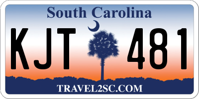 SC license plate KJT481