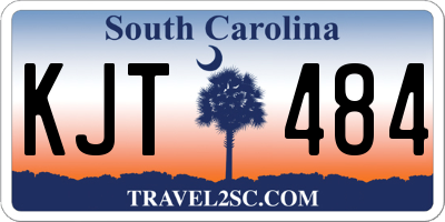 SC license plate KJT484