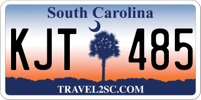 SC license plate KJT485
