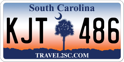 SC license plate KJT486
