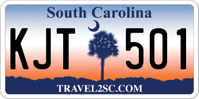 SC license plate KJT501