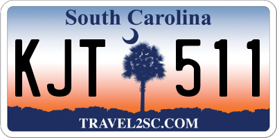 SC license plate KJT511