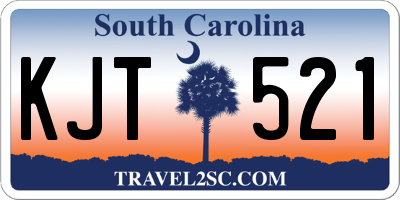 SC license plate KJT521
