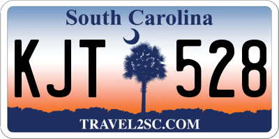 SC license plate KJT528