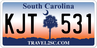 SC license plate KJT531