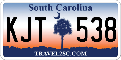 SC license plate KJT538