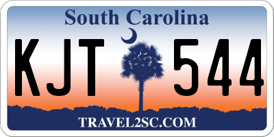 SC license plate KJT544
