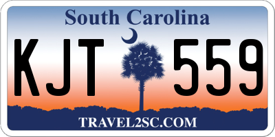 SC license plate KJT559