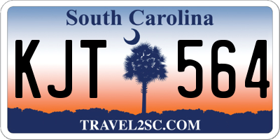 SC license plate KJT564