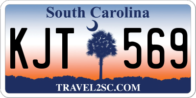 SC license plate KJT569