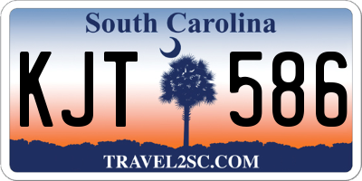 SC license plate KJT586