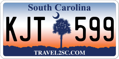 SC license plate KJT599
