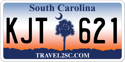 SC license plate KJT621