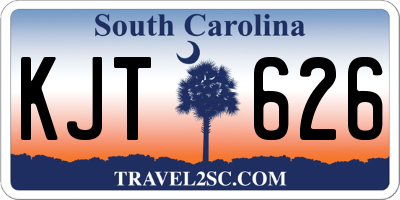 SC license plate KJT626