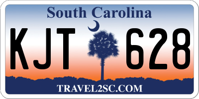 SC license plate KJT628