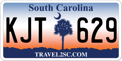 SC license plate KJT629