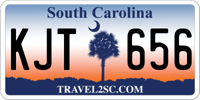 SC license plate KJT656