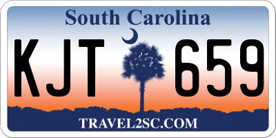 SC license plate KJT659