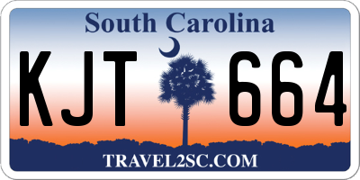 SC license plate KJT664