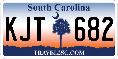 SC license plate KJT682