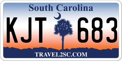 SC license plate KJT683