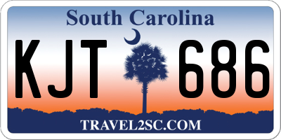 SC license plate KJT686