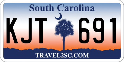 SC license plate KJT691