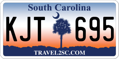 SC license plate KJT695