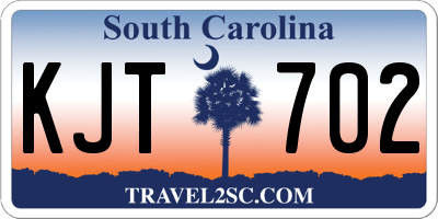 SC license plate KJT702
