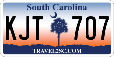 SC license plate KJT707