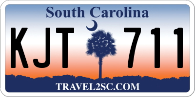 SC license plate KJT711