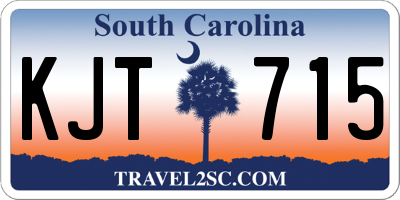 SC license plate KJT715