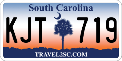 SC license plate KJT719