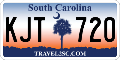 SC license plate KJT720