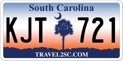 SC license plate KJT721