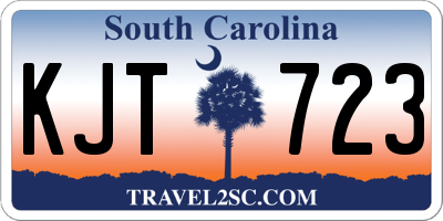 SC license plate KJT723