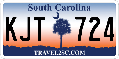 SC license plate KJT724