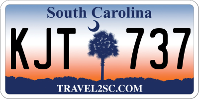 SC license plate KJT737