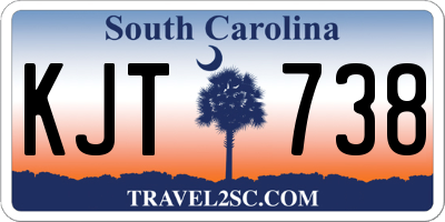 SC license plate KJT738