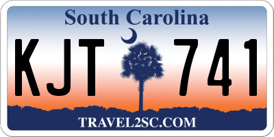 SC license plate KJT741