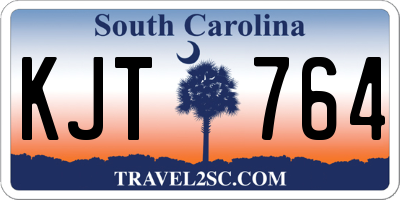 SC license plate KJT764
