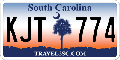 SC license plate KJT774