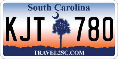 SC license plate KJT780